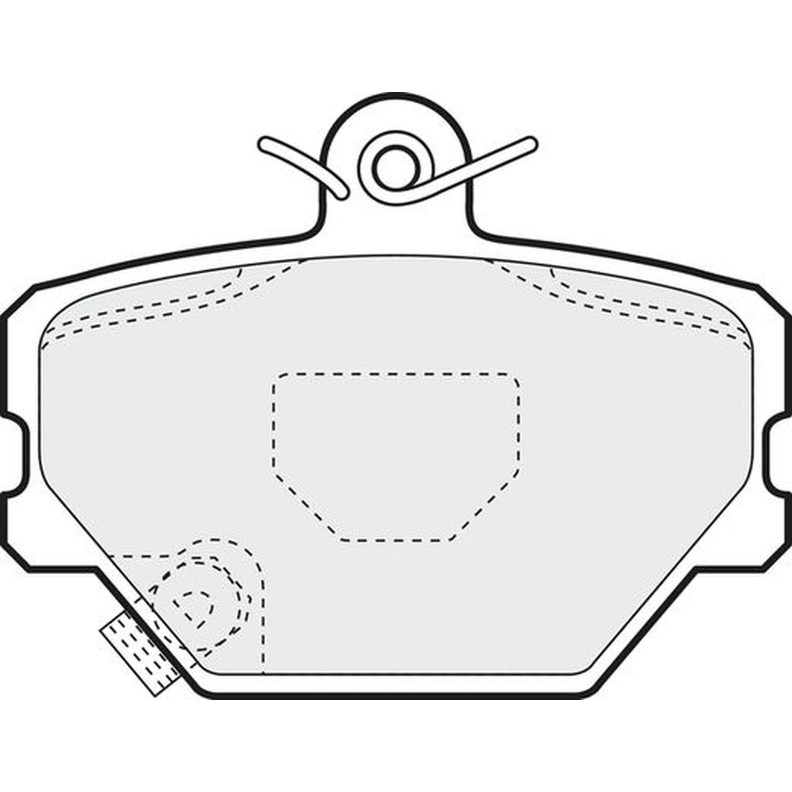 Apec Blue Brake Pads - Front PD3174 - For Smart City Crossblade Fortwo Roadster