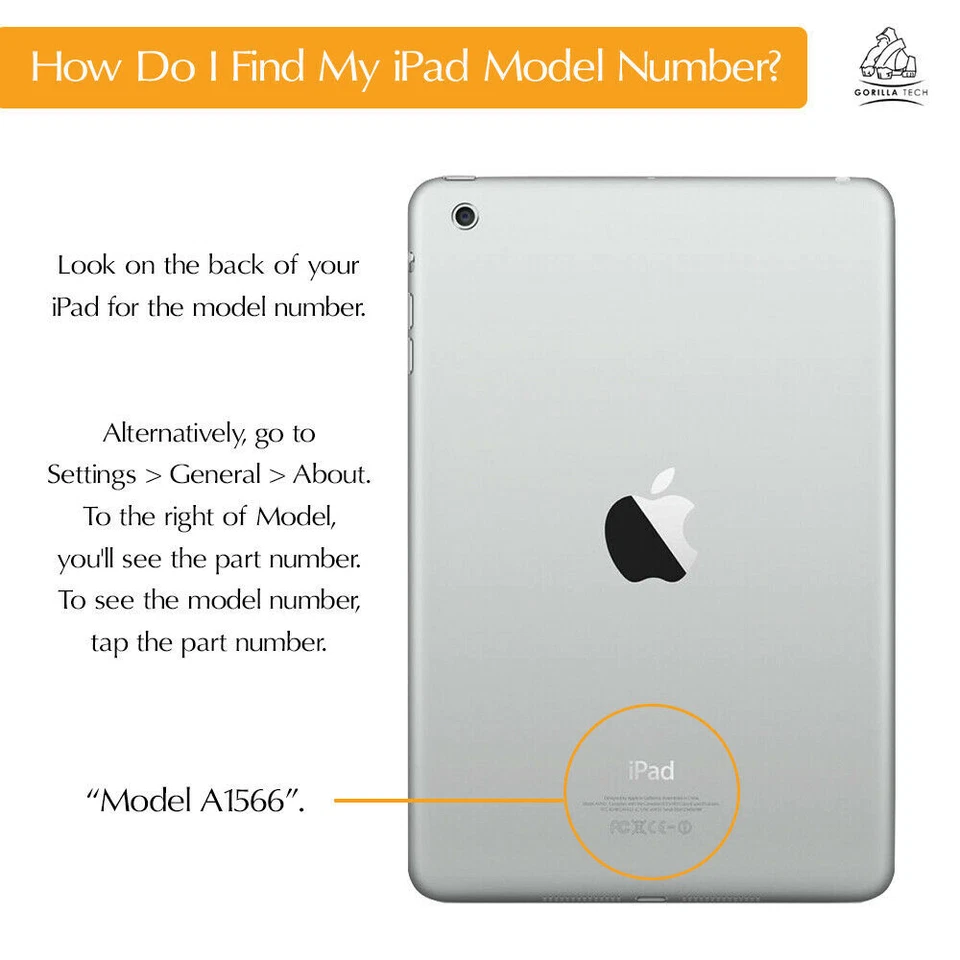 Gorilla Tempered Glass Screen Protector Shield Guard bubble free iPad Mini 3 2 1 - Image 3 of 4