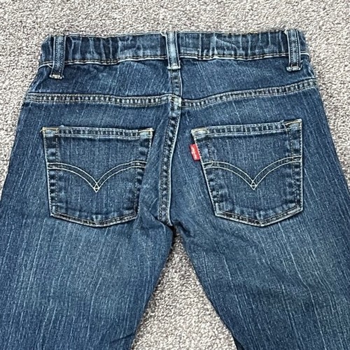 Levis 511 Jeans Boys 8 Regular Slim Denim Blue Outdoor Casual Zip Pants 24x22 - Picture 16 of 24