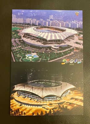 Vintage Postcard ~ 2002 World Cup Seoul Korea Metropolitan Government