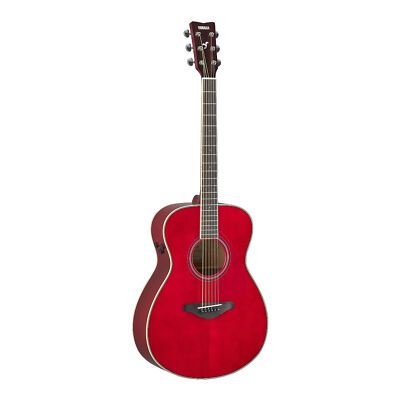 Yamaha FS-TA 6-String TransAcoustic Guitar VINTAGE Tone (Ruby Red