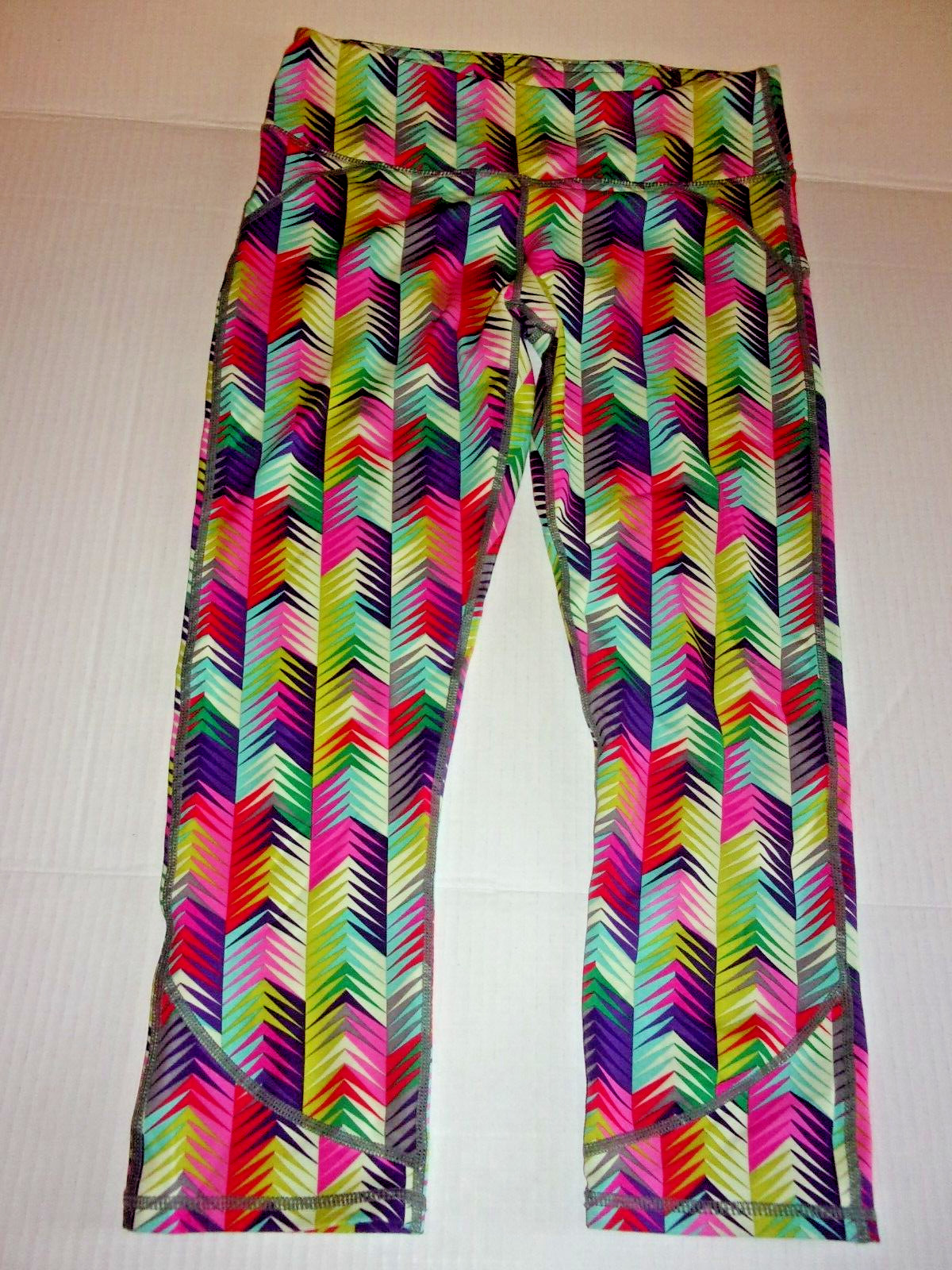 Fabletics Lima Capri Rainbow Chevron Active Wear … - image 2