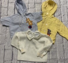 Vintage Baby Lot Jacket Sweater 1950s 12 Months