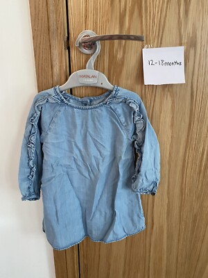 Mädchen Kleinkind Baby Kleid Größe 12-18 Monate