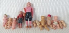 Lot of 12 Vintage Japanese Miniature Celluloid Figures Babies