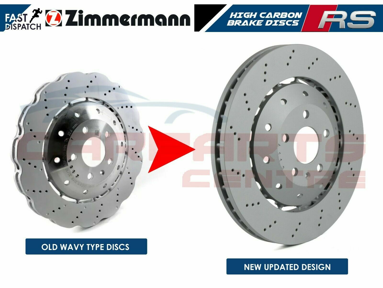 Zimmermann Bremsscheiben 370mm + Beläge - Vorderachse Für TT RS, ATECA, Leon