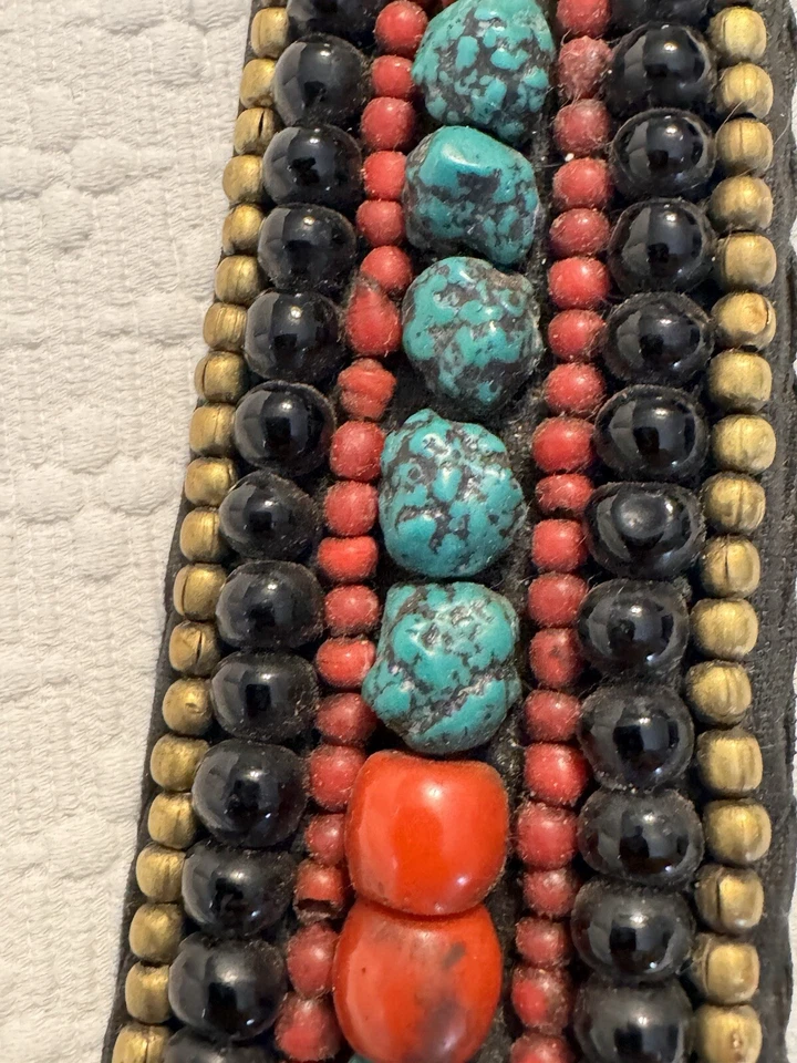 пояс из бирюзы и красного камня - Изображение 2 из 4