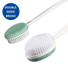 The Helping Hand Company Long Handled Pumice Stone Foot Scrubber and Body Brush