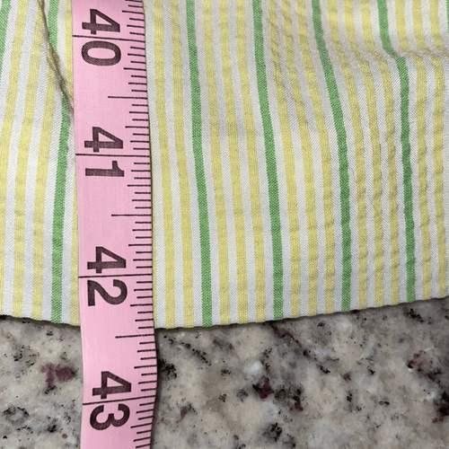 Talbots Womens V-Neck Sleeveless Belted Stripe Seersucker Dress Multicolor Sz 8 - Picture 9 of 9