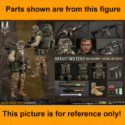 British SAS Gunner - Minimi Light Machinegun - 1/6 Scale DAMTOYS