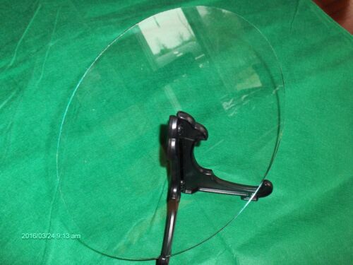 NOS FLAT Round Clock or Craft Glass, 6.04" Dia .085" Thick, Precision Cut Edge