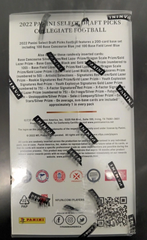 2022 Panini Select Draft Picks Football Blaster Box 6 Packs, 30 Cards! - Image 3 of 3