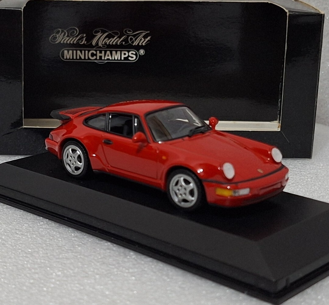 Porsche 911 (964) Turbo India 1990 Red 1:43 Minichamps 430069104