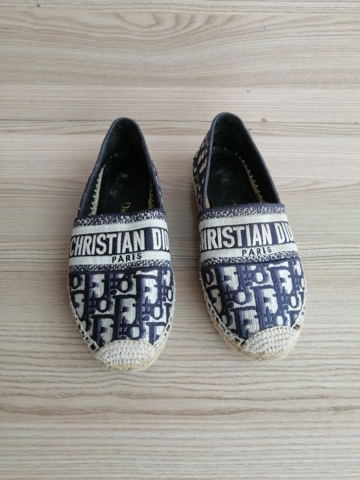 Espadrille Christian Dior granville bleu foncé taille 35