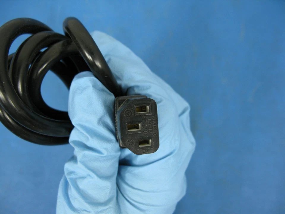 Linetek LL90989 3 Prong PC Power Supply Cable NEW *Lots of 5* - Image 3 of 4