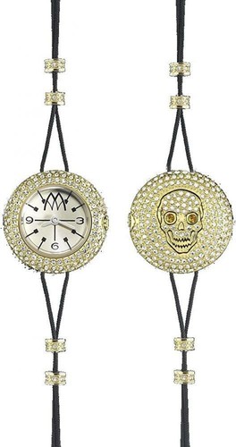Orologio MARCO MAVILLA PEPITO PSK03GD Gold Dorato Teschio Swarovski Cordura  | eBay