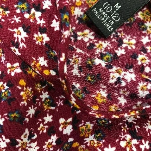 GIRLS FLORAL BELL PRINT SLEEVE TOP - Image 3 of 3