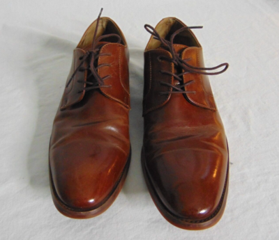 Ferro Aldo Classic Shoes Mens 12 Brown Leather Derby Casual  display picture 3