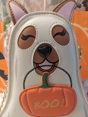 NWT Betsey Johnson Halloween Dog Ghost Kitsch Crossbody Bag