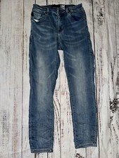 Love Moschino Women  s Skinny Jeans Light Wash Mid Rise Size 28