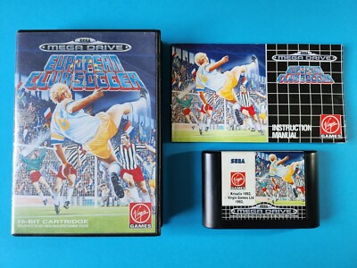 Jeu cartouche Megadrive european club soccer