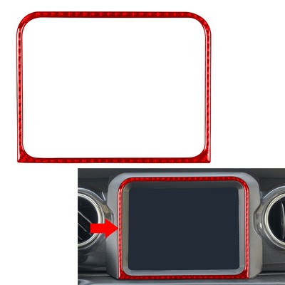 GPS-Navigationspanel-Abdeckungsverkleidung für Jeep Wrangler JL Gladiator JT DE