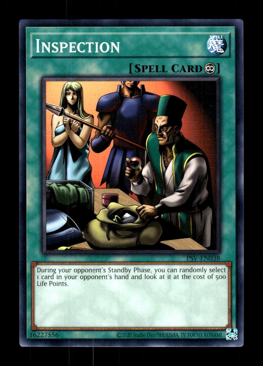 YuGiOh PSV-EN038 Inspection C NM/MT Pharaoh's Servant | eBay