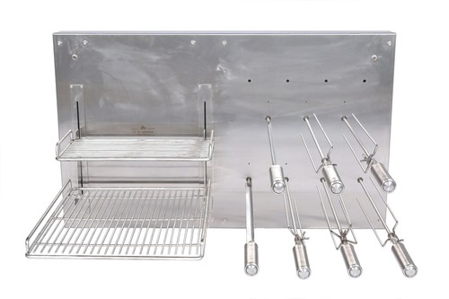 Brazilian Rotisserie System for BBQ 7 Skewers Grill automatic Grade Parrilla - Picture 4 of 7