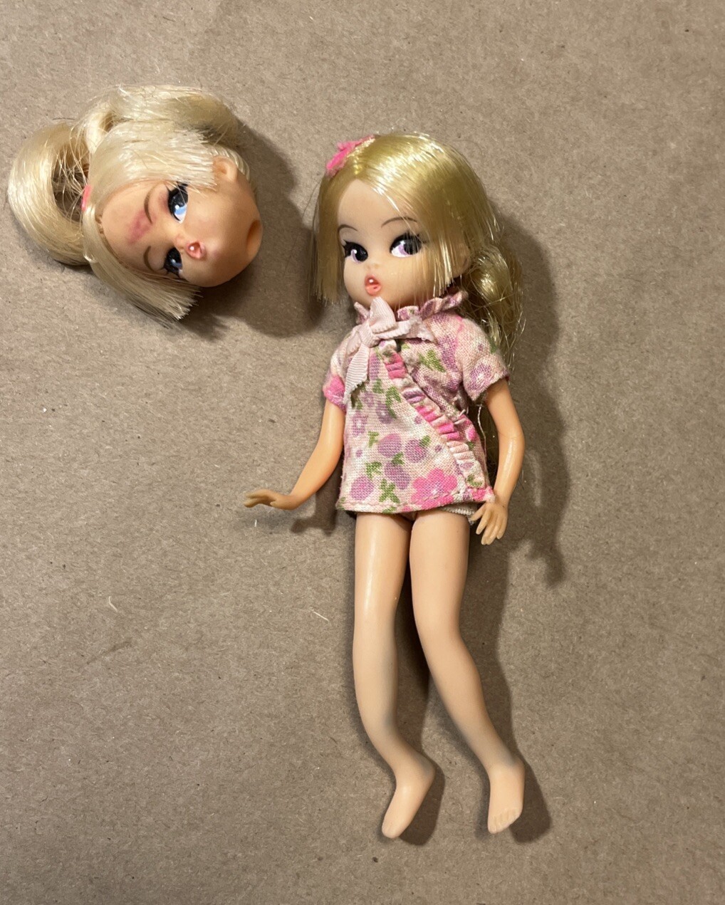 Vintage 1960's Hasbro Dolly Darling Doll Dreamy Plus Extra Head