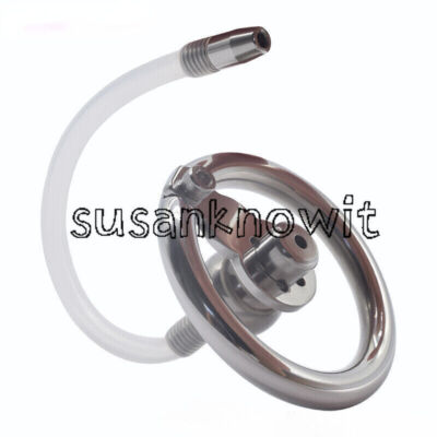 Classics New Negative Chastity Cage Male Flat Cage Silicone Plug Rings Sissy