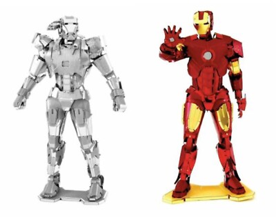 Marvel Iron Man Modellbausatz 3D Laser geschnitten Blech Puzzle Erwachsene Hobby Handwerk Geschenk