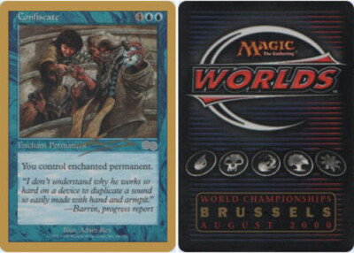 Confiscate - Nicolas Labarre - 2000 ~ Moderately Played World Championship O MTG