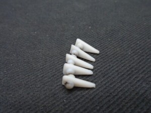 (5 Pcs) Laboratory PTFE Spinvane Triangle Magnetic Stir Bar 11 x 4 x 4.5mm
