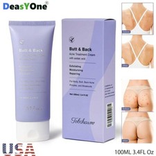 Butt Acne Clearing Cream Back Acne Treatment With Azelaic Acid 3.4FLOz Men Women