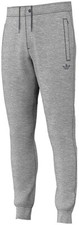 Adidas Ladies Fitted Sweat Pant, Grey, XS, New