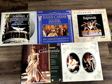 Opera/ Ballet-Lot Of 5 Laserdiscs- Baker/Domingo/Bartoli