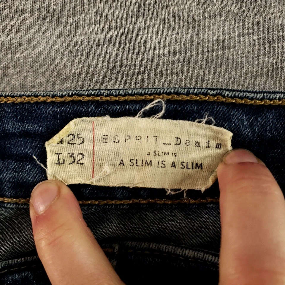 ESPRIT Denim Jeans W25 L32 A Slim Is a Slim Is a Slim Modern Stretch Soft Nice - Image 2 of 4