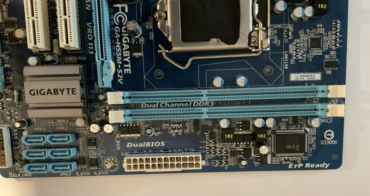 GIGABYTE GA-H55M-S2H マザーボード corei7 2700k Amazon.com: Gigabyte Micro ATX Motherboard GA-H55M-S2H