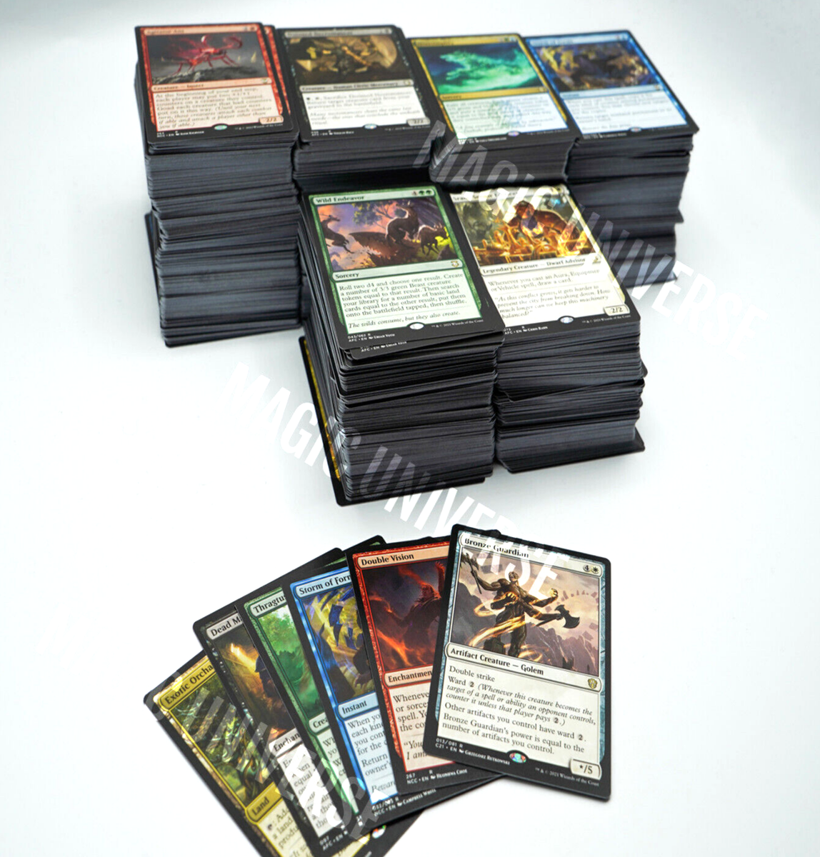 MTG 1000 RARES ONLY MTG ALL COMMANDER RARE LOT MAGIC: THE GATHERING - RARES  ONLY