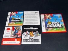 New Super Mario Bros - Nintendo DS - CASE / MANUAL / ONLY / NO GAME / Authentic