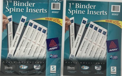 1/2 Inch Binder Spine Template from i.ebayimg.com