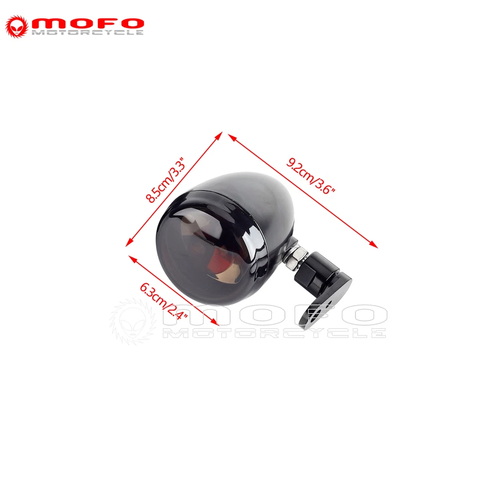 Par de luces intermitentes de señal de giro delanteras para Harley Sportster FXDL Softail FXBB FXFB Foto 2 de 4