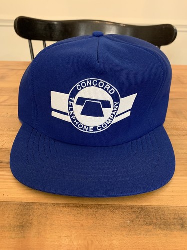 Vintage Concord Telephone Company Hat 