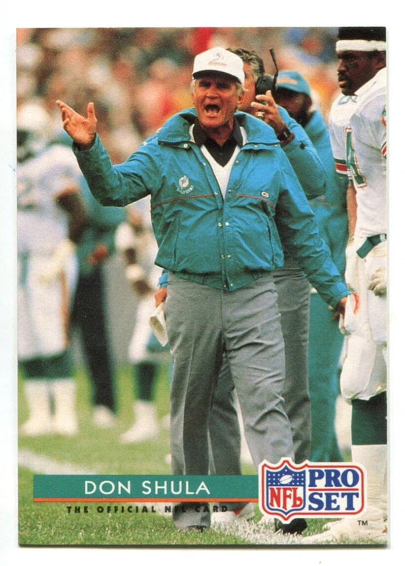 Don Shula trading card