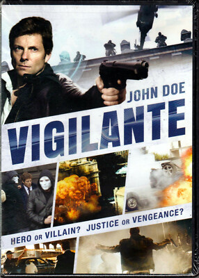 JOHN DOE VIGILANTE on a DVD of CRIME DRAMA for the CRIMINAL JUSTICE Legal SYSTEM