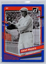 2023 Donruss #188 Chief Meyers Holo Blue