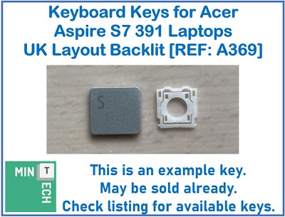 Keyboard Replacement Keys for Acer Aspire S7 391 Laptops UK Layout ...