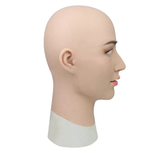 KnowU Silicone Fake Headwear Cosplay Female Makeup for Transgender People - Picture 7 of 11