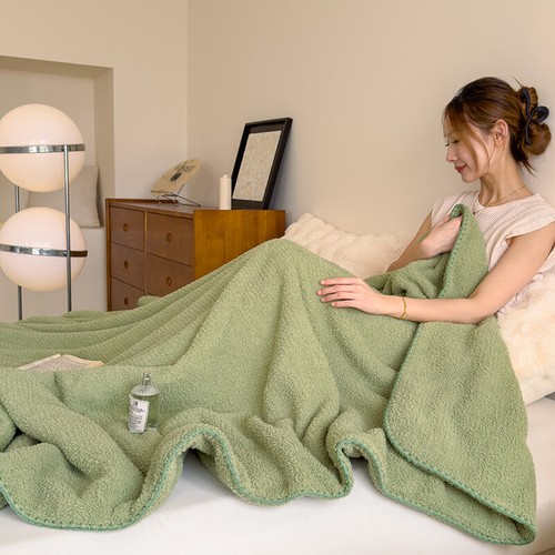 Velvet Blanket Warmful Soft On Sales Multi Size Chinese Blanket For Bed Solid - Picture 38 of 93