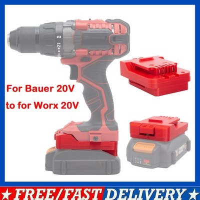 Adapter For Worx 20V 6PIN Battery Adapter Converter to For Bauer 20V Series Tool